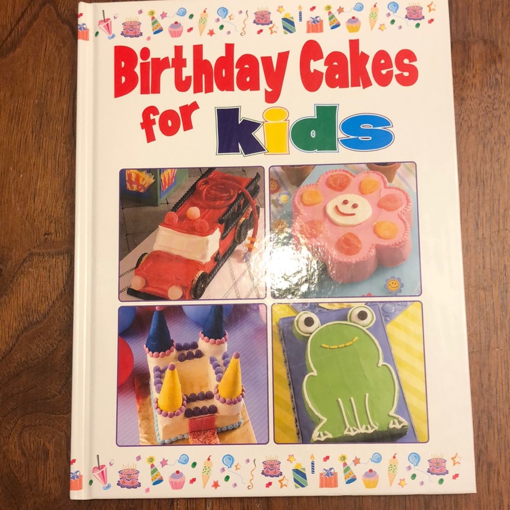 Y2K vintage Birthday Cakes for Kids hardcover